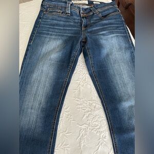 Buckle boot cut jeans